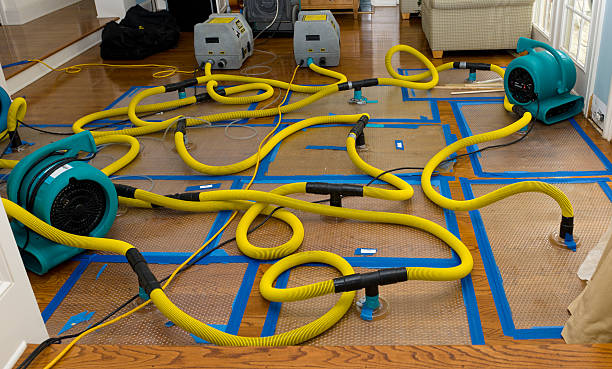 Professional Water Damage Restoration technician working in Tucker, GA
